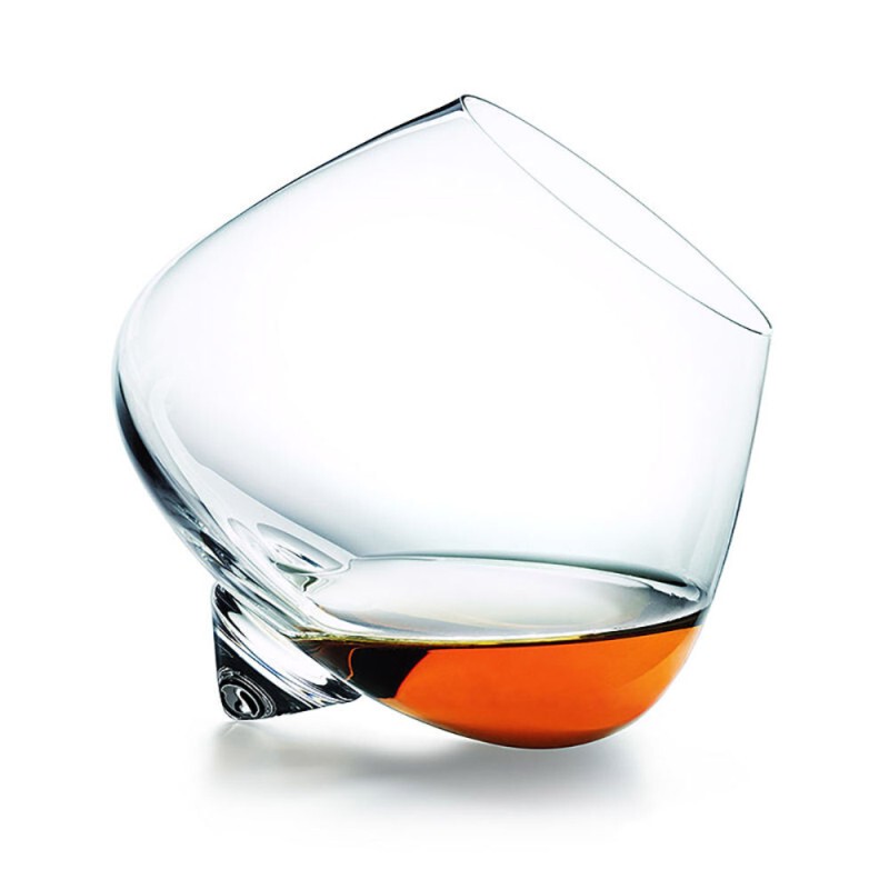 Wine.Wo Ultra-Thin Kimura New Rock-Style Glass Crystal Brandy Glass Cognac Tumbler Liquor Glass