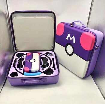 Nintendo Switch Oled Fitness Ring Storage Bag Ns Game Console Accessories Storage Box Hard Shell Case Anti-Drop