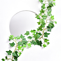 Fire retardant leaves fake green plants Artificial plants Ceiling pipe decoration vines Plastic flowers rattan green leaves