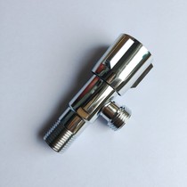 Jiujie 8-character valve all copper thickened cold water heater 4-section door triangle valve eight-character water stop valve toilet switch valve