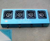 The new casserole stove two three four six heads stainless steel cast iron pot stove head commercial bridge rice noodle special cover stove head