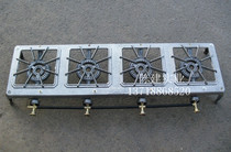 Two three four six eyes casserole stove porridge cooker stove hotel cast iron commercial liquefied gas stove head bridge rice noodle special cover