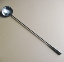 Extended stainless steel hotel chef special frying spoon household long handle long cooking spoon spatula canteen spoon