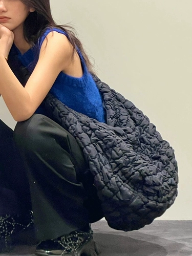 Универсальная вместительная и большая сумка через плечо, в корейском стиле