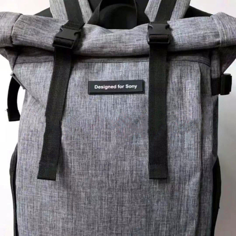 Sony Canon Nikon Camera Universal Casual Double Deck Camera Notebook Casual Double Shoulder Bag Large Capacity Waterproof Bag