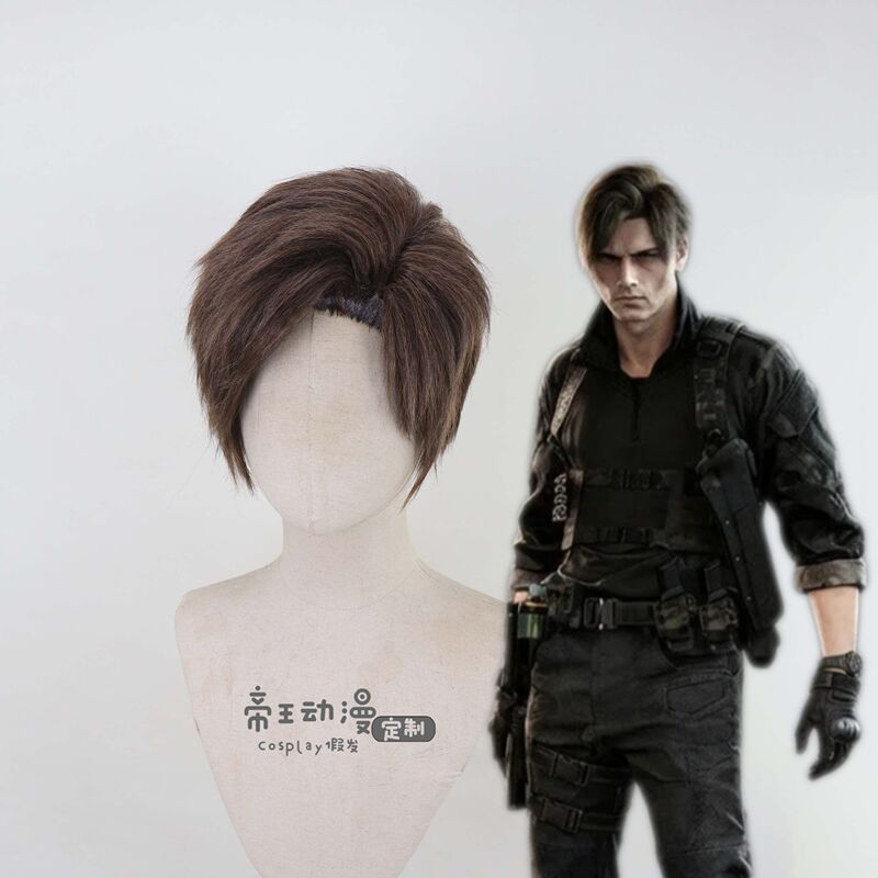 Biohazard Requiem Leon S. Kennedy Leon Scott Kennedy Cosplay Wig Leon