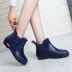 Giày ống ngắn đi mưa nữ dành cho người lớn mùa thu và mùa đông Rainshoes