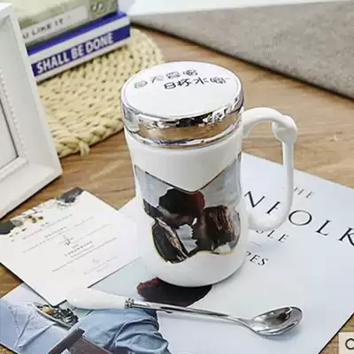 Creative couple color change water cup a pair of women give Valentine's Day gift birthday wedding Cup mug