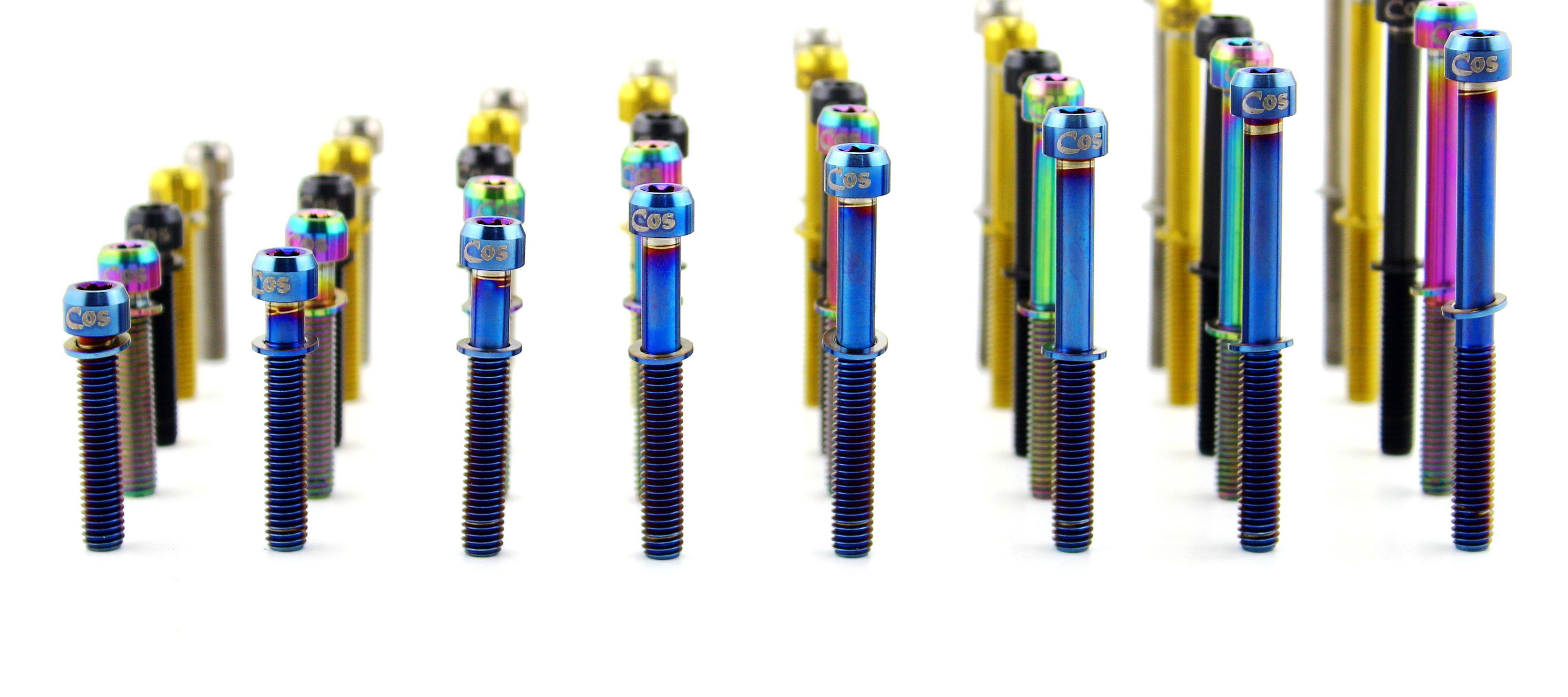 Cos Ti New T2 Series M6X30X35X45X45X55X60X65 Titanium Alloy Screws