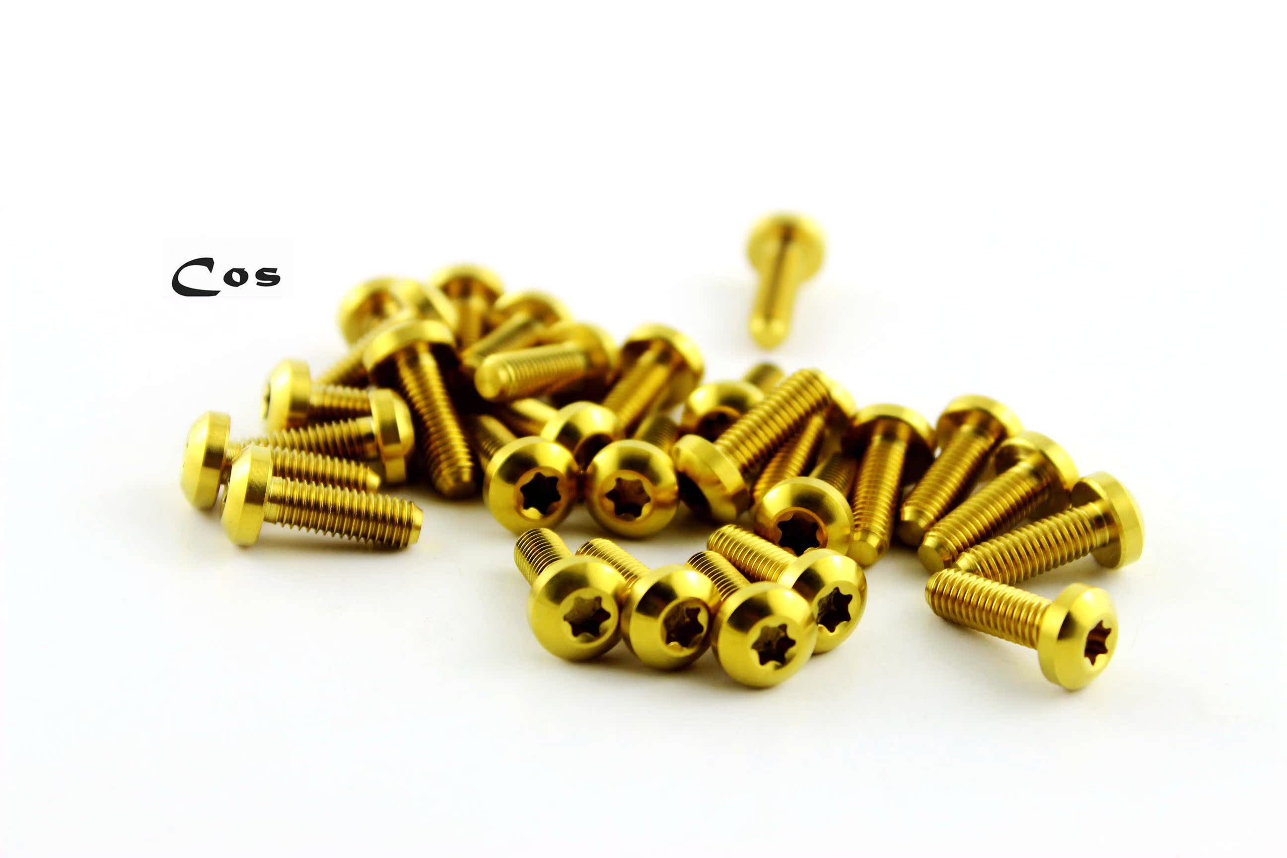 Cos Ti M5X16 semi-circle head titanium alloy screw umbrella head semicircular head titanium alloy screw