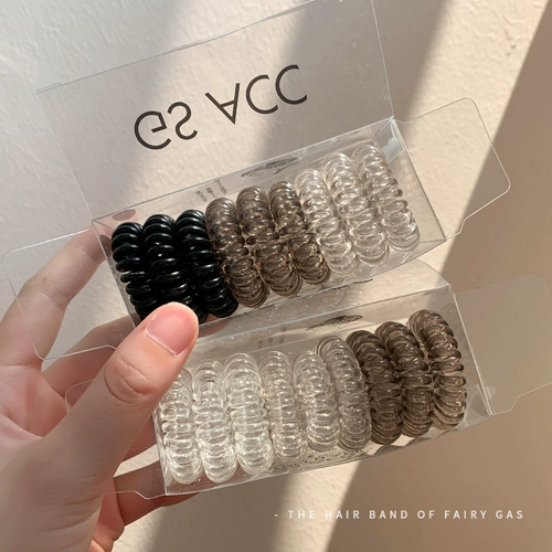 Высокий эластичный безвредный детский телефон, резинка для волос, не повреждает волосы, в корейском стиле, популярно в интернете