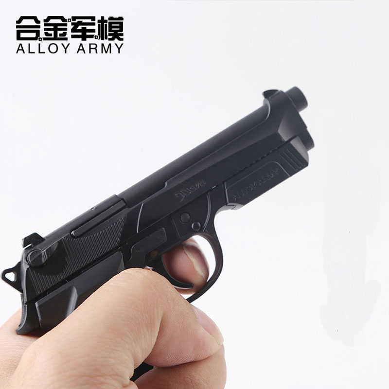 Alloy military model 1:2.05 Beretta m92a1 upgraded 90two all-metal shell ejection non-launchable model