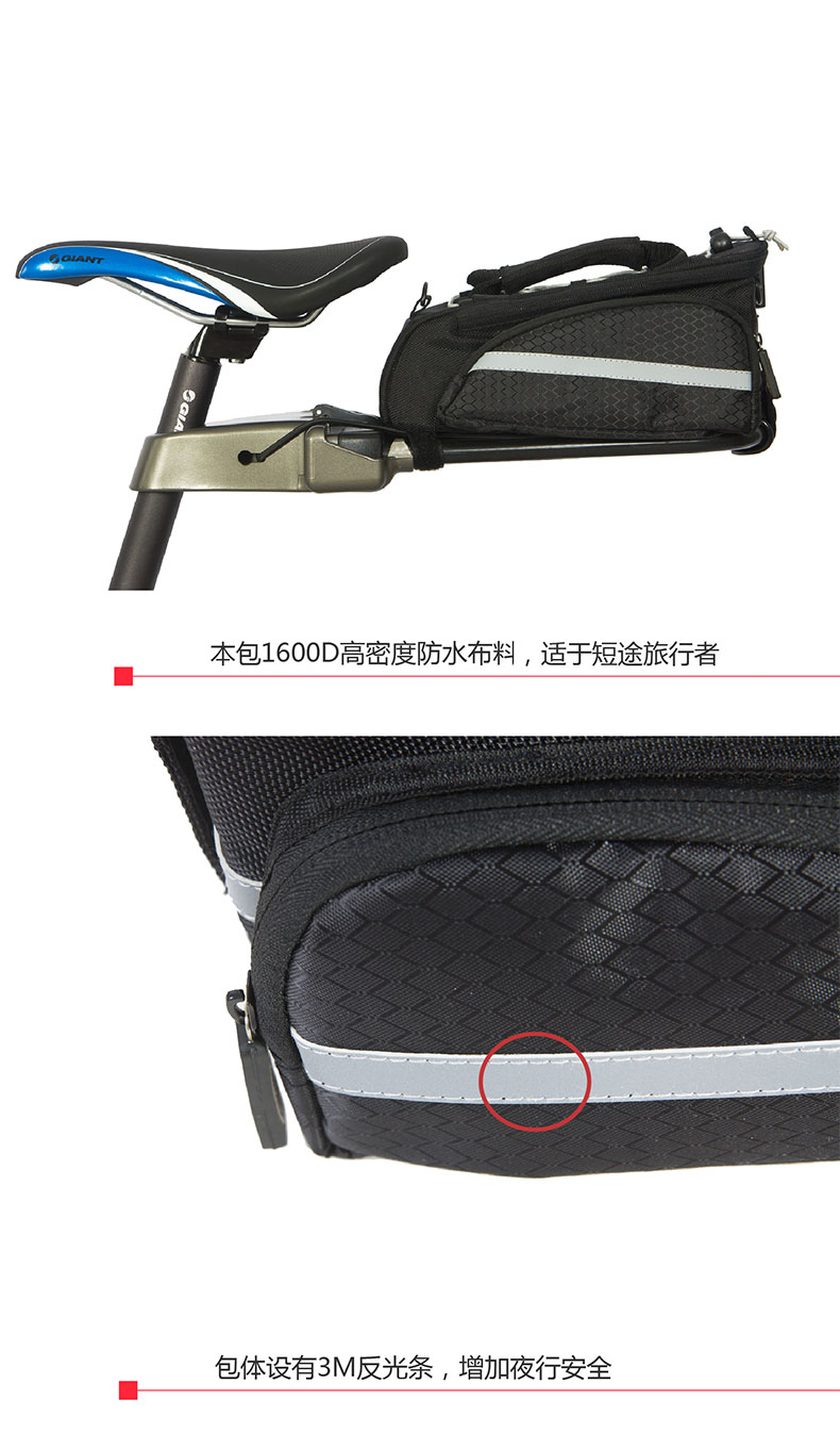 Sacoche pour vélo mixte EASYDO - Ref 2215453 Image 13