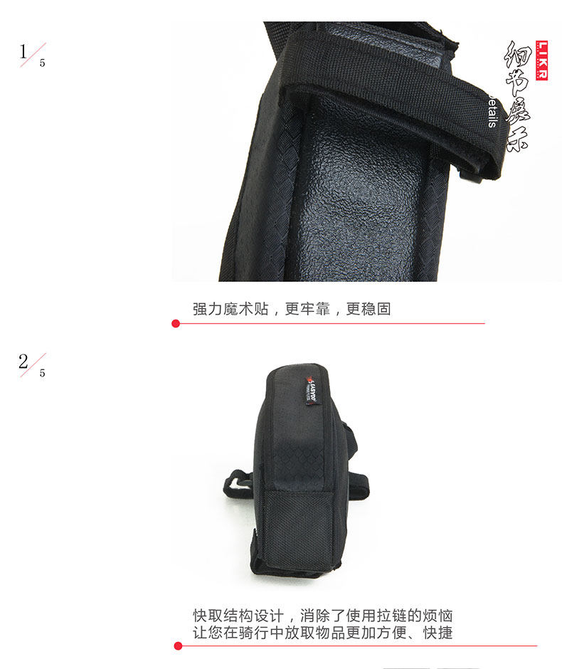 Sacoche pour vélo mixte EASYDO - Ref 2215493 Image 10