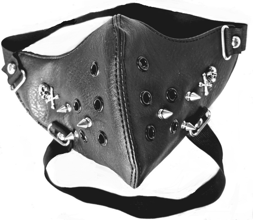 Steampunk Mechanical Mask Mechanical Skeleton Riding a Motorcycle Anime Mask Personality Mask Two-dimensional