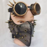 Медицинская маска с шестернями, в стиле панк