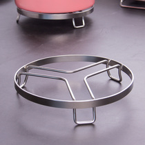 Stainless steel pot mat anti-scalding heat insulation raised placemat kitchen table top soup pot pot mat tray holder round rectangle
