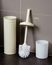 Orunzhe Roman pattern toilet brush toilet brush toilet brush 360 degree brush with seat set cleaning brush