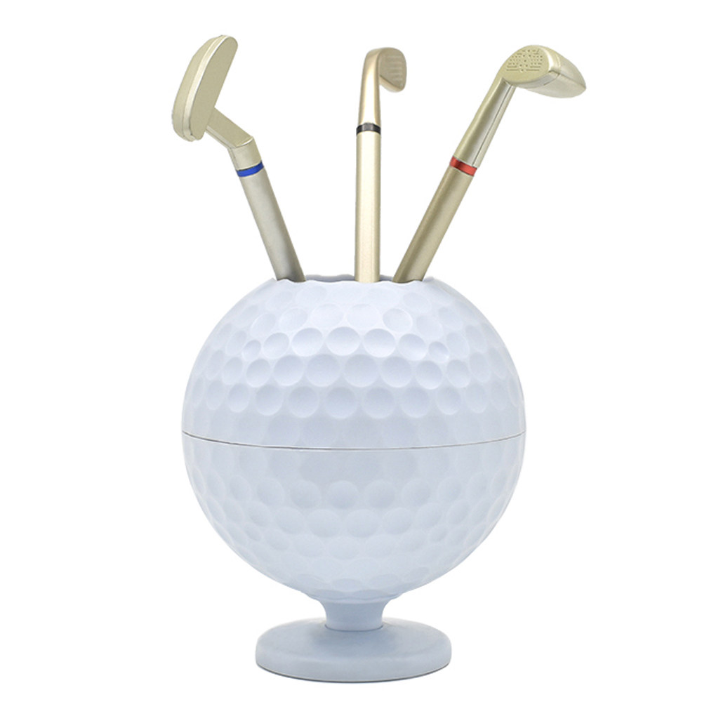 高尔夫用品高尔夫球杆笔桶家用桌面摆件塑料球形模具golf装饰配件