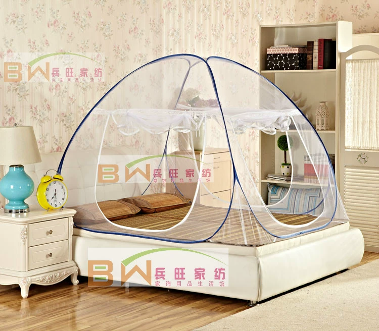 Học sinh bunk màn ngủ yurt đáy ba ma thuật cài đặt miễn phí của lưới 1.01.21.51.8 mét - Lưới chống muỗi mùng ngủ giá rẻ