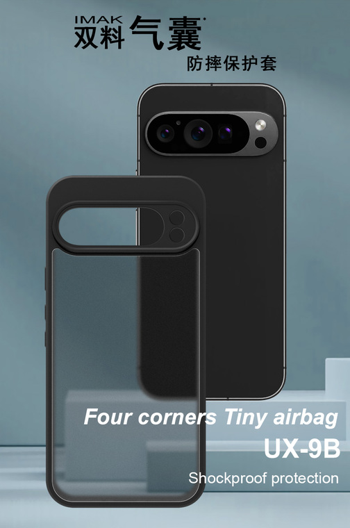 IMAK Matte Airbag 4 Corner Shock Absorbing Tough Shockproof 9, 9 Pro, 9 Pro XL Google Pixel Phone Case