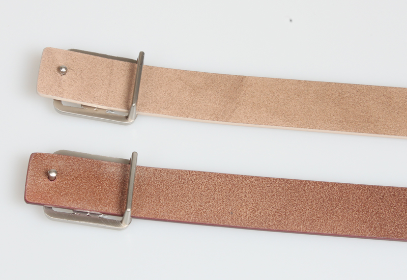 Fashion Solid Color Geometric Daisy Cowhide Belt Wholesale display picture 7