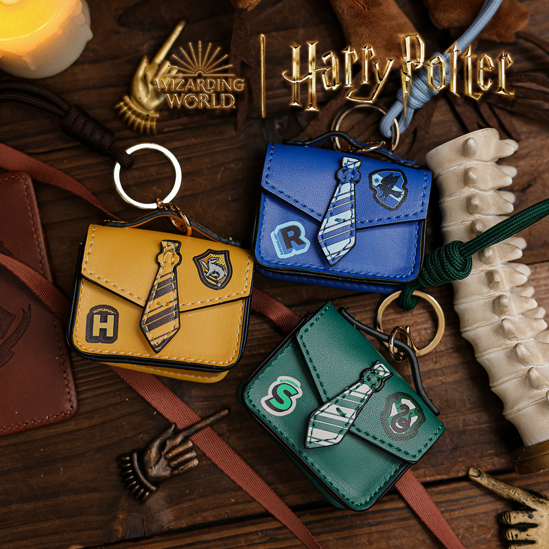 Pinky Genuine Harry Potter Earphone Case Hogwarts Lanyard Coin Purse Malfoy Mini Pendant Gift