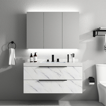 Nordic smart bathroom cabinet combination sink washbasin cabinet Modern simple bathroom sink bathroom cabinet