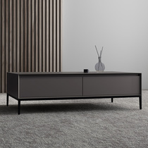 Coffee table TV cabinet combination Italian minimalist industrial style Nordic modern minimalist living room light luxury wrought iron creative coffee table