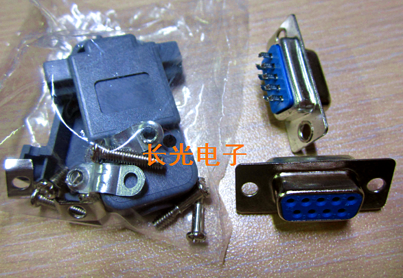 DB9 - wire welding wire with a set of DR9 - needle plug serial RS232 interface DB9 serial wire joints