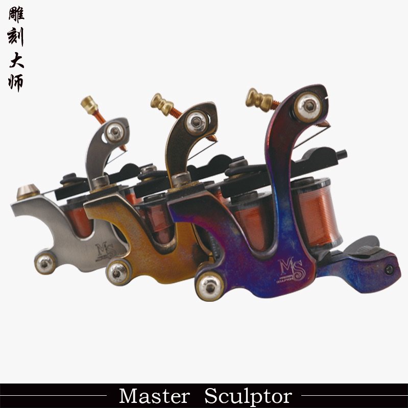 Engraving Master Tattoo Machine Titanium Alloy Tattoo Machine Cutting Machine Fogging Machine Long Time No Heat Ultra-light Body