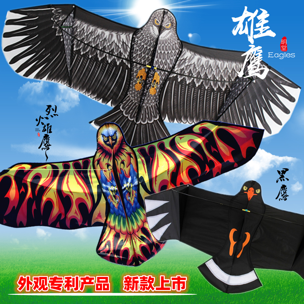 Zheng Mingtang Eagle Kite breeze easy fly front pole Eagle Kite beginner children kite reel set
