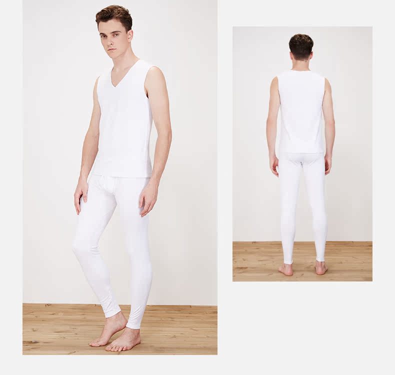 Dây tóc chim ấm áp áo vest nam không có dấu vết đau lòng Cửa hàng kinh doanh cashmere cashmere không tay áo mùa thu đông áo lót nam đẹp