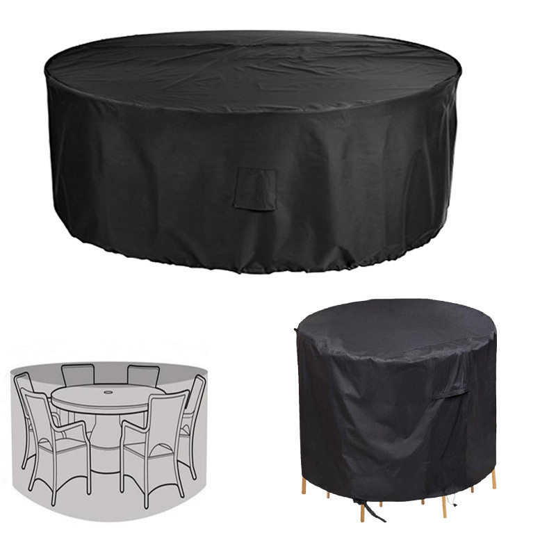 Round Home Innate Dust Resistant Waterproof Hood Outdoor Garden Round Table Hood Sub Home Innate Bed Bag 210D Oxford Bub