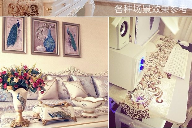 thời trang châu Âu tối giản hiện đại tân cổ điển khăn trải bàn Tây bảng chạy giường tủ bên bàn cà phê cờ Meal giày cờ placemat - Khăn trải bàn khăn trải bàn đen