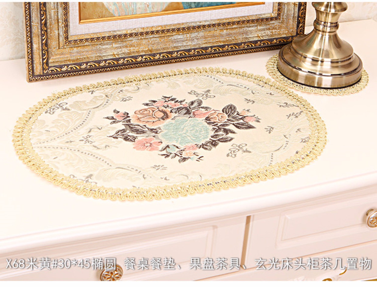 Mỹ giày bàn cà phê mục vụ Á hậu sang trọng truyền hình lối vào bảng vải khăn trải bàn bông không trượt chân châu Âu của giường - Khăn trải bàn khăn trải bàn xưa