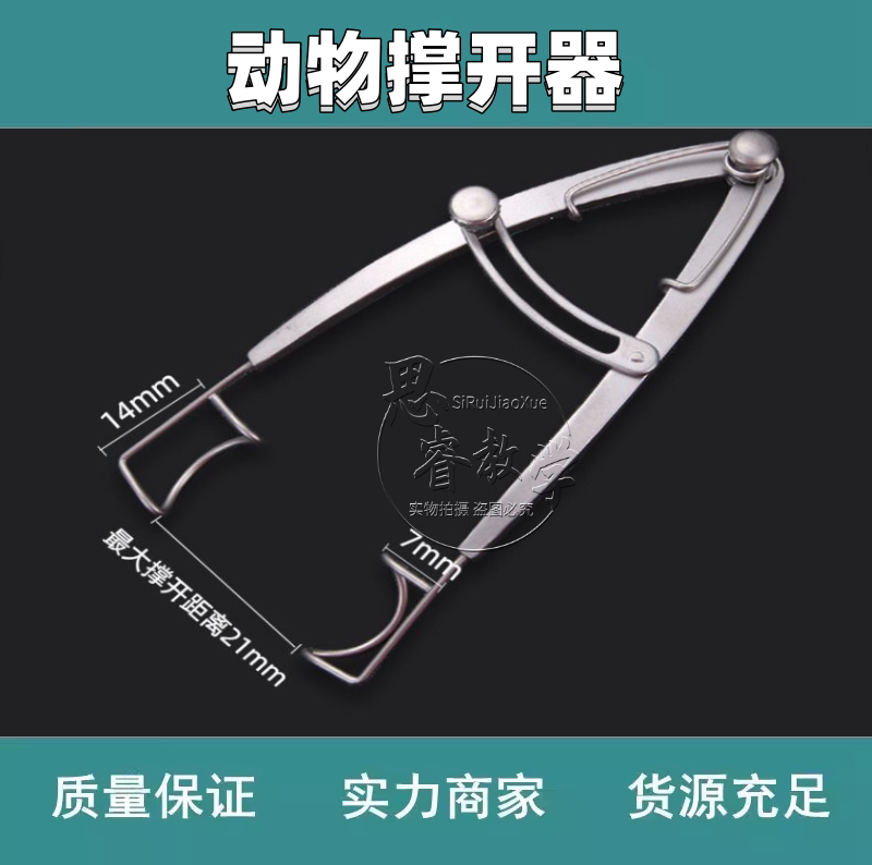 不锈钢老鼠开胸器 小鼠开胸器 大鼠开胸器  动物撑开器 鼠撑开器
