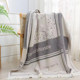 ຜ້າຝ້າຍບໍລິສຸດສີ່ຊັ້ນ gauze blanket towel quilt ຜ້າຫົ່ມເຄື່ອງປັບອາກາດຜູ້ໃຫຍ່ Soft student lunch break blanket sofa towel Nordic style