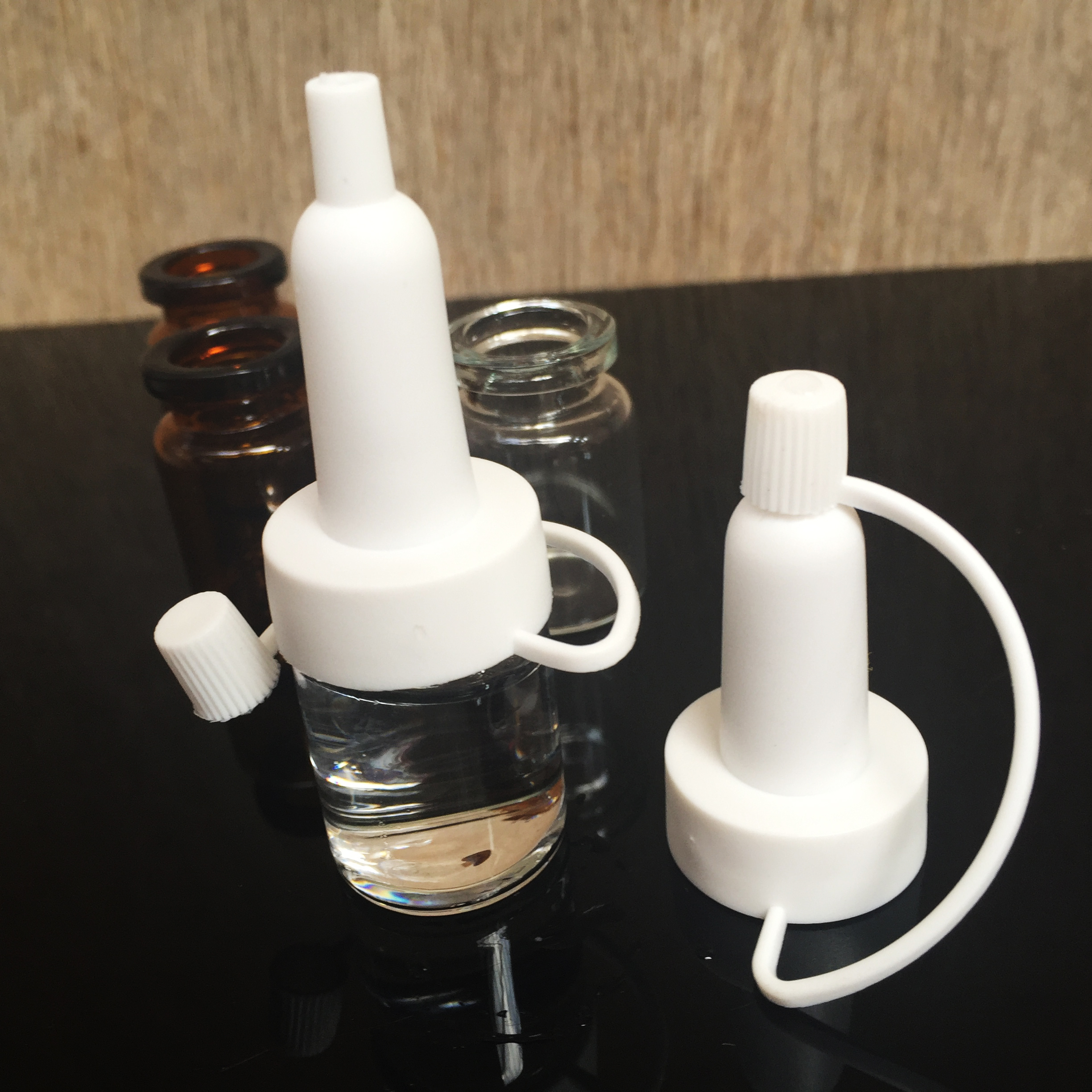 20mm bayonet vials siamese flask head Stock solution lyophilized powder ampoule soft dripper hyaluronic acid drip cap