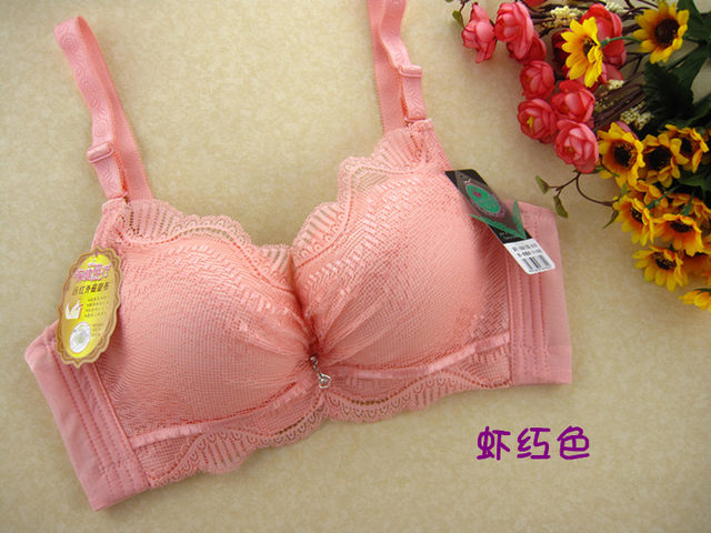 Cen Cai high-end lace push-up top support ເຕົ້ານົມປັບ bra ຫນາ cup underwear ແມ່ຍິງ 1063