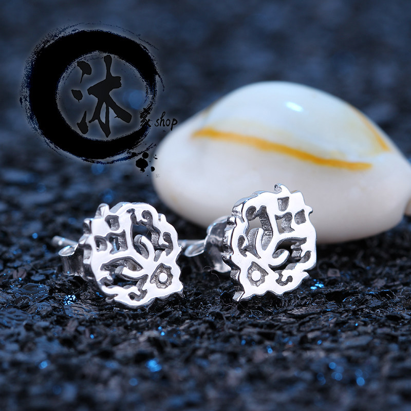 (sword net 3 genuine people authorized) sword 3-week side Jewelry Full Door Pie logo pure silver Tiantzer