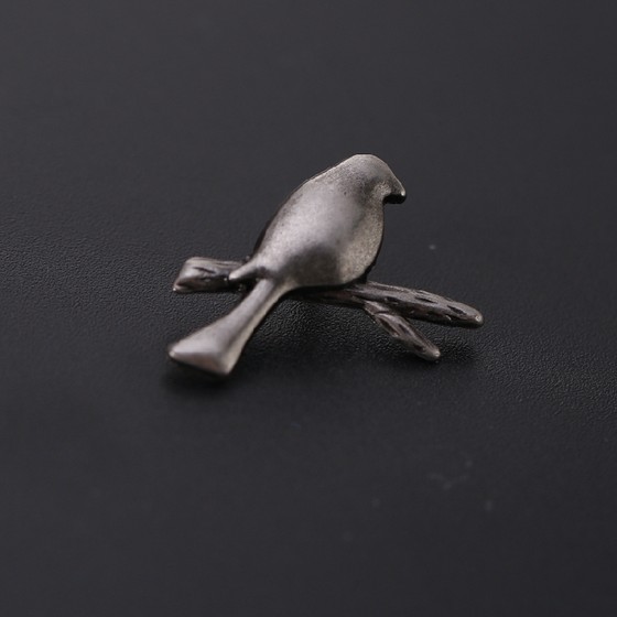 韩国百搭简约小鸟领针衬衫 男士西装礼服装饰品胸针AAB89