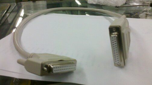 DB25 gold-plated plug male-male-female-female male-female 24AWG molding line