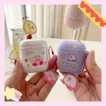 Beauty Letti airpods2 generation of protective sleeves airpodspro3 Dekulo rice transparent lovers headphone cover pendant