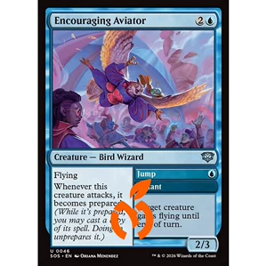 [True Orange] Magic: The Gathering Воодушевляющий авиатор // Jump SOS
