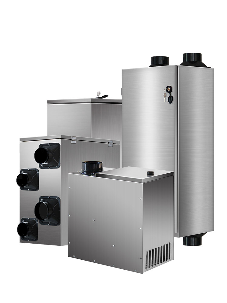 Outdoor Fresh Air Fan, Ductless Fresh Air System, Household Wall-Mounted Positive Pressure Two-Way Flow Full Heat Exchange, Formaldehyde Removal