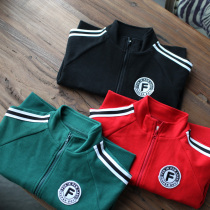 (time-limited Qingkura) boy girl jacket knitted childrens clothing casual sports jacket upright collar leisure CUHK