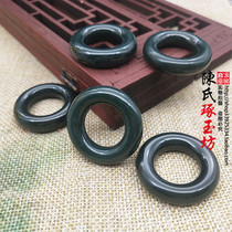 Hetian jade sapphire safety ring pendant ring necklace accessories ring ring ring ring ring ring ring circle jade pendant