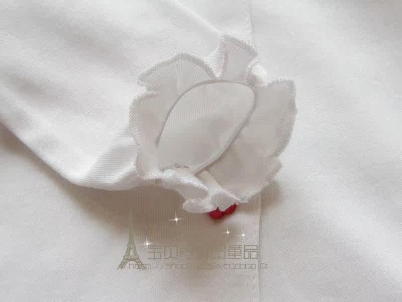 Chemise fille à manche longue en coton - Ref 2086901 Image 11