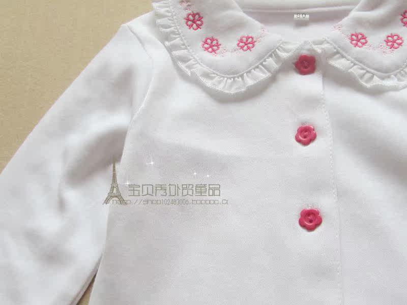 Chemise fille à manche longue en coton - Ref 2086901 Image 9